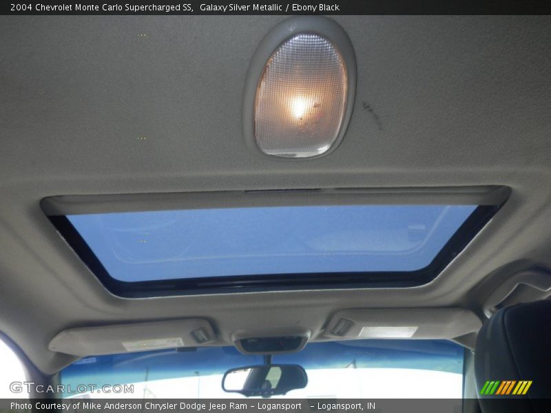 Galaxy Silver Metallic / Ebony Black 2004 Chevrolet Monte Carlo Supercharged SS