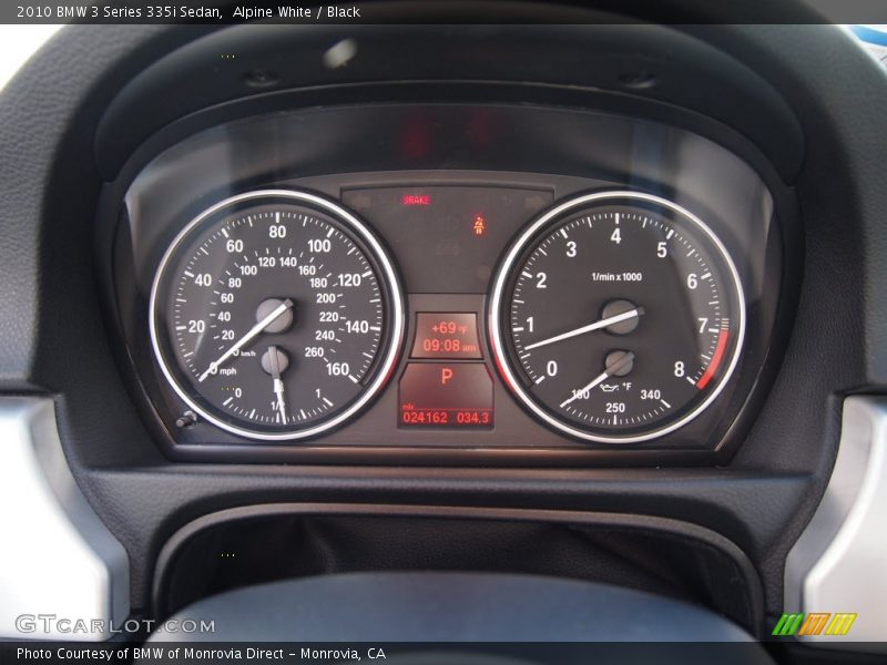 Alpine White / Black 2010 BMW 3 Series 335i Sedan