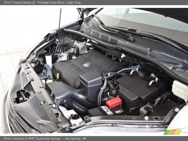 Predawn Gray Mica / Light Gray 2013 Toyota Sienna LE