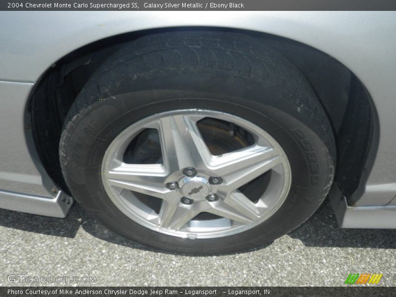Galaxy Silver Metallic / Ebony Black 2004 Chevrolet Monte Carlo Supercharged SS