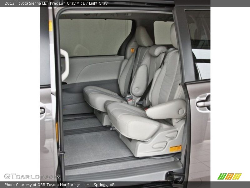 Predawn Gray Mica / Light Gray 2013 Toyota Sienna LE