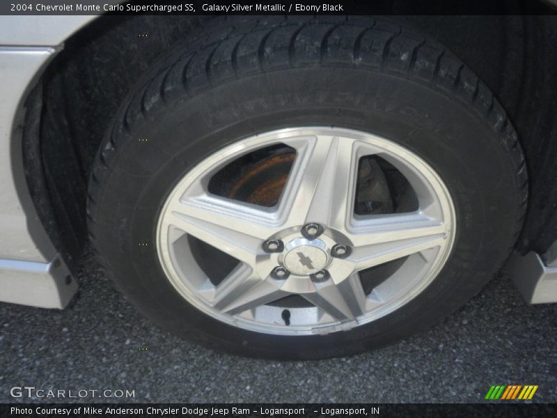 Galaxy Silver Metallic / Ebony Black 2004 Chevrolet Monte Carlo Supercharged SS