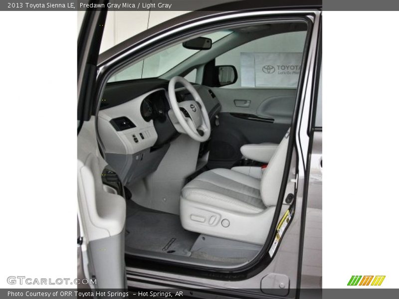 Predawn Gray Mica / Light Gray 2013 Toyota Sienna LE