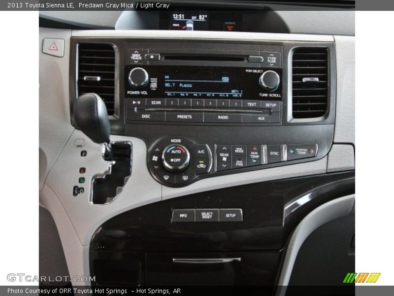 Predawn Gray Mica / Light Gray 2013 Toyota Sienna LE