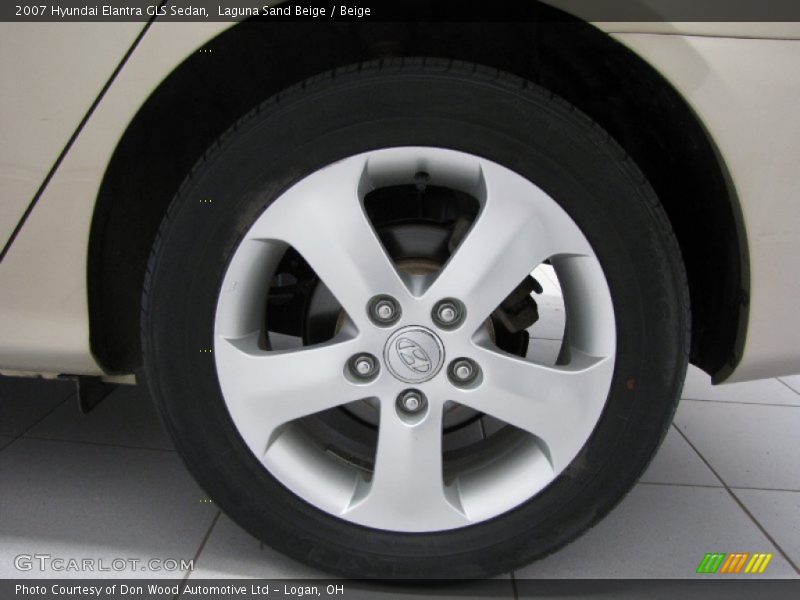 Laguna Sand Beige / Beige 2007 Hyundai Elantra GLS Sedan