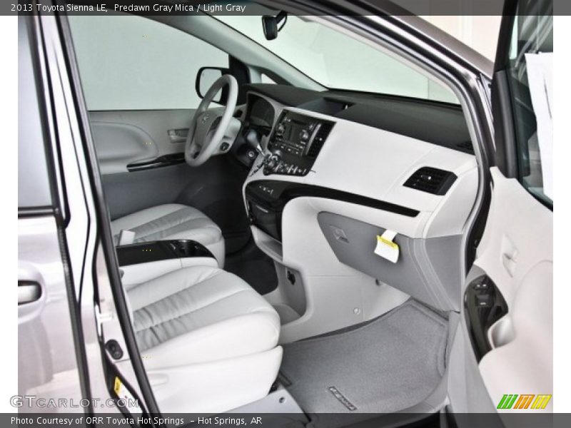 Predawn Gray Mica / Light Gray 2013 Toyota Sienna LE