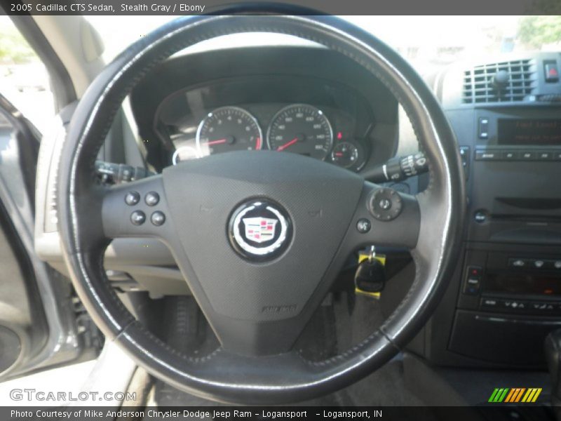 Stealth Gray / Ebony 2005 Cadillac CTS Sedan
