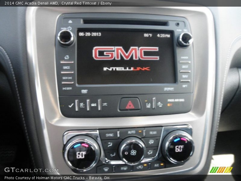 Crystal Red Tintcoat / Ebony 2014 GMC Acadia Denali AWD