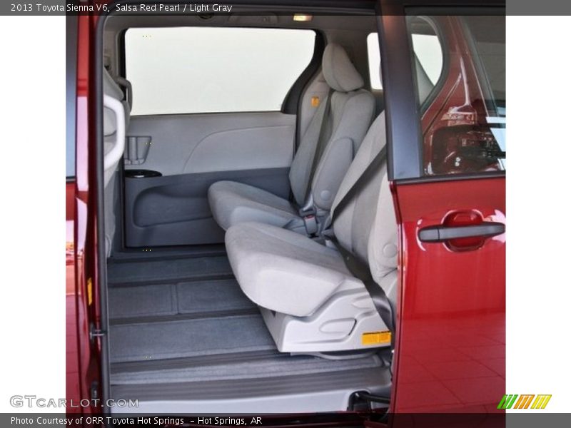 Rear Seat of 2013 Sienna V6