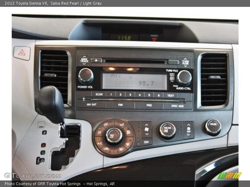 Controls of 2013 Sienna V6