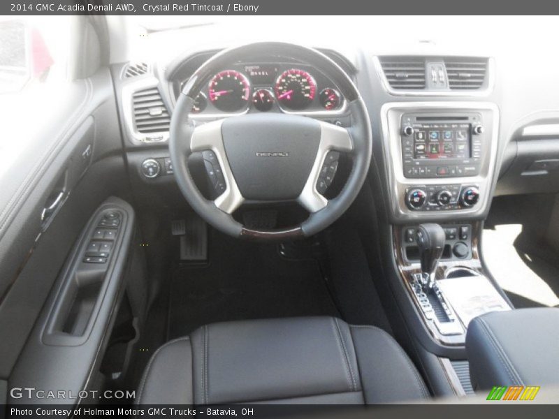Crystal Red Tintcoat / Ebony 2014 GMC Acadia Denali AWD