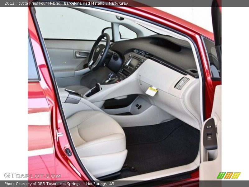  2013 Prius Four Hybrid Misty Gray Interior