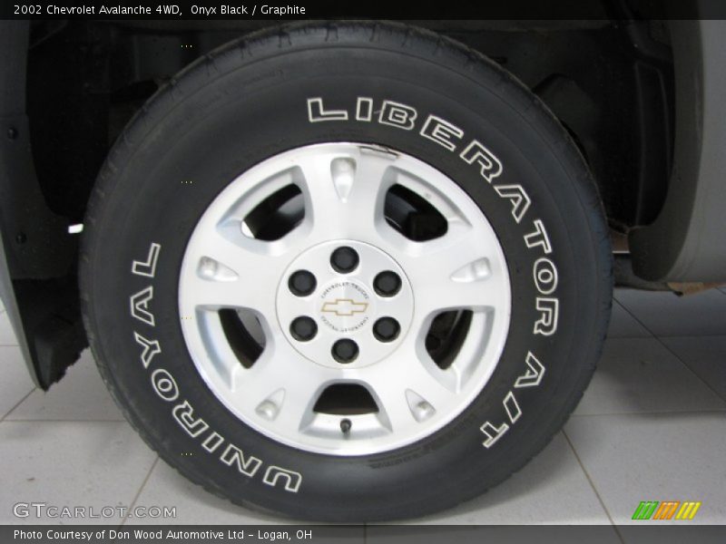 Onyx Black / Graphite 2002 Chevrolet Avalanche 4WD