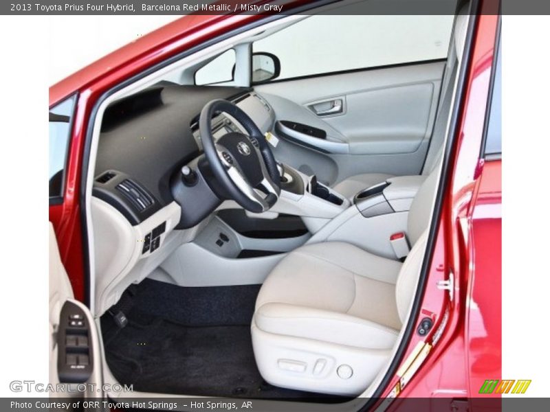 Misty Gray Interior - 2013 Prius Four Hybrid 