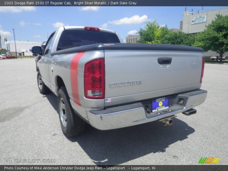 Bright Silver Metallic / Dark Slate Gray 2003 Dodge Ram 1500 ST Regular Cab
