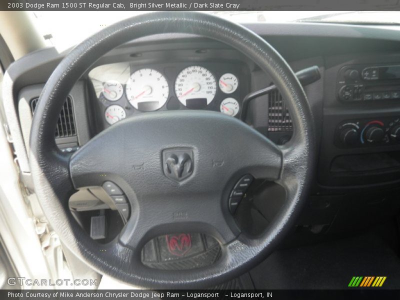 Bright Silver Metallic / Dark Slate Gray 2003 Dodge Ram 1500 ST Regular Cab