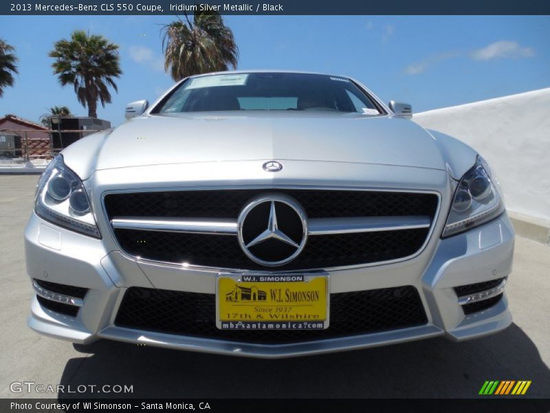Iridium Silver Metallic / Black 2013 Mercedes-Benz CLS 550 Coupe