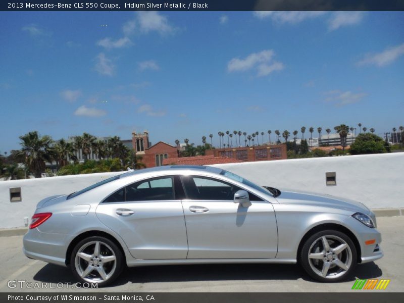Iridium Silver Metallic / Black 2013 Mercedes-Benz CLS 550 Coupe