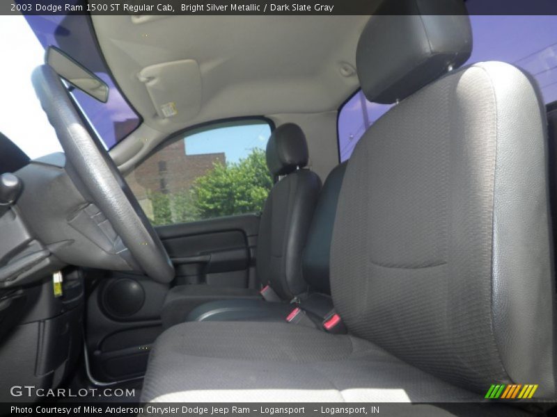 Bright Silver Metallic / Dark Slate Gray 2003 Dodge Ram 1500 ST Regular Cab
