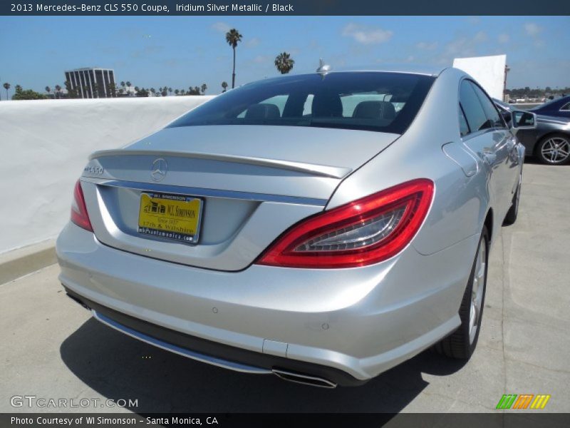 Iridium Silver Metallic / Black 2013 Mercedes-Benz CLS 550 Coupe