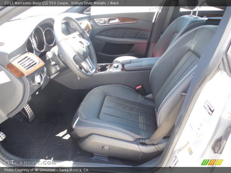 Iridium Silver Metallic / Black 2013 Mercedes-Benz CLS 550 Coupe
