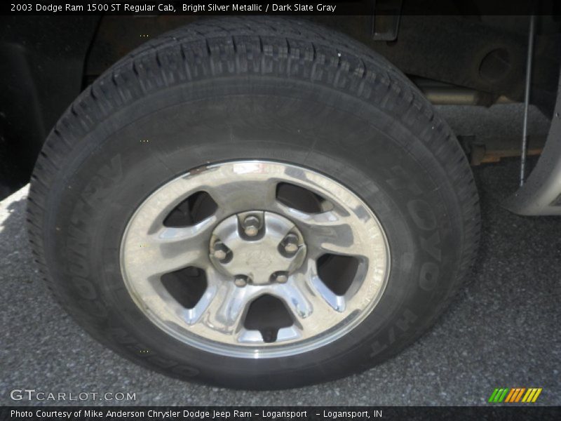 Bright Silver Metallic / Dark Slate Gray 2003 Dodge Ram 1500 ST Regular Cab