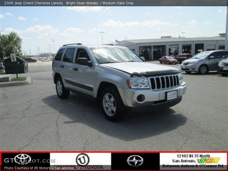 Bright Silver Metallic / Medium Slate Gray 2006 Jeep Grand Cherokee Laredo