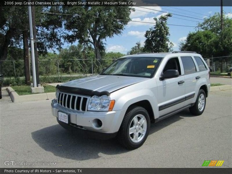 Bright Silver Metallic / Medium Slate Gray 2006 Jeep Grand Cherokee Laredo