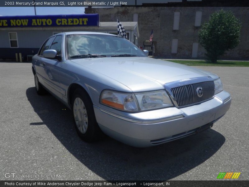 Light Ice Blue Metallic / Light Flint 2003 Mercury Grand Marquis GS