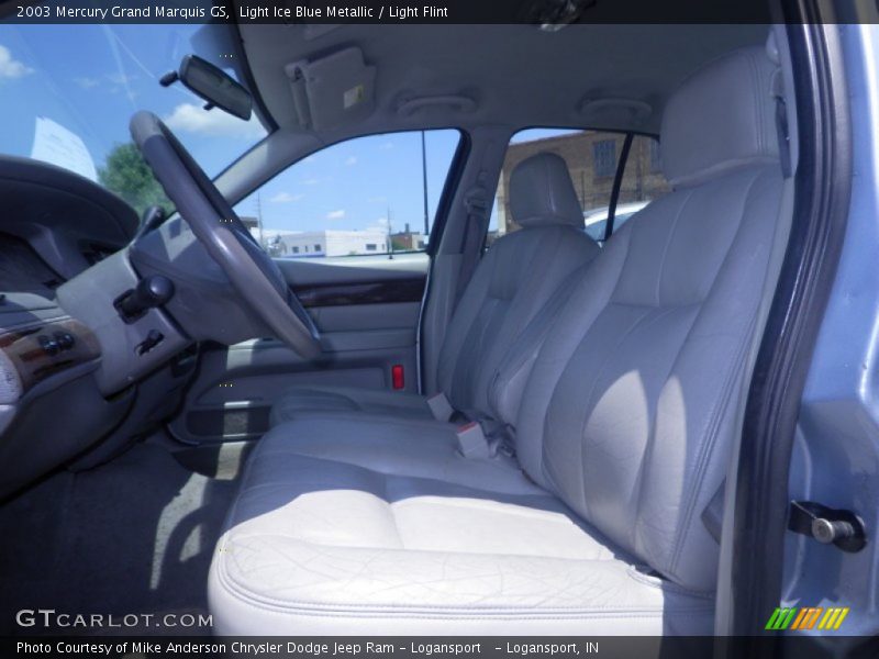 Light Ice Blue Metallic / Light Flint 2003 Mercury Grand Marquis GS