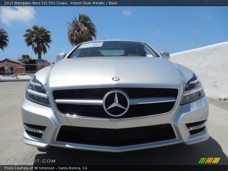 Iridium Silver Metallic / Black 2013 Mercedes-Benz CLS 550 Coupe