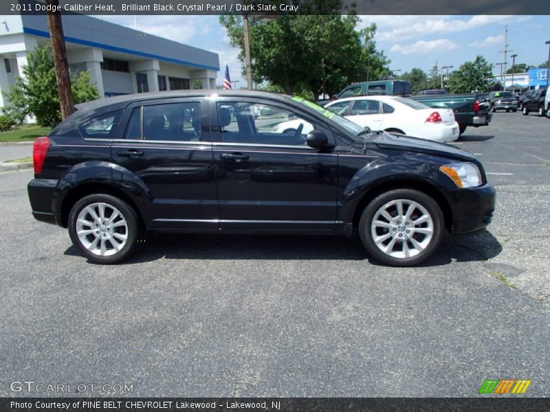Brilliant Black Crystal Pearl / Dark Slate Gray 2011 Dodge Caliber Heat