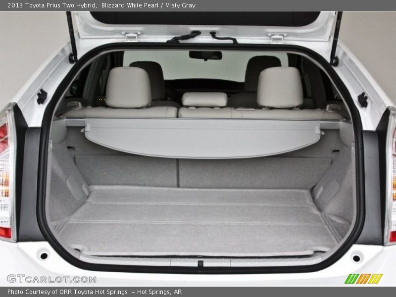 Blizzard White Pearl / Misty Gray 2013 Toyota Prius Two Hybrid