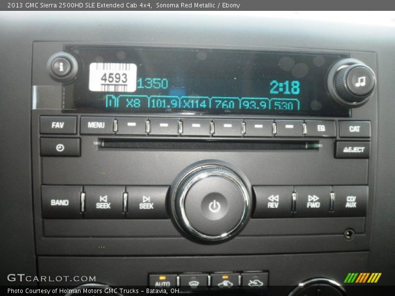 Sonoma Red Metallic / Ebony 2013 GMC Sierra 2500HD SLE Extended Cab 4x4