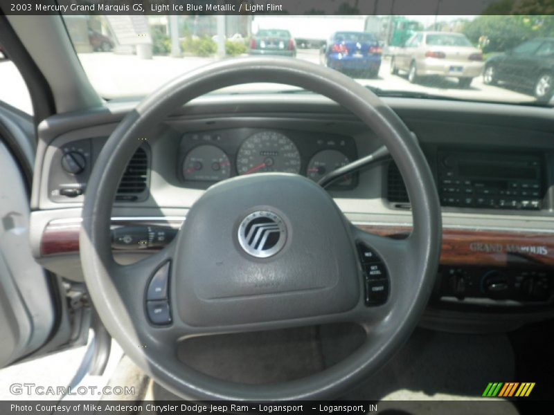 Light Ice Blue Metallic / Light Flint 2003 Mercury Grand Marquis GS