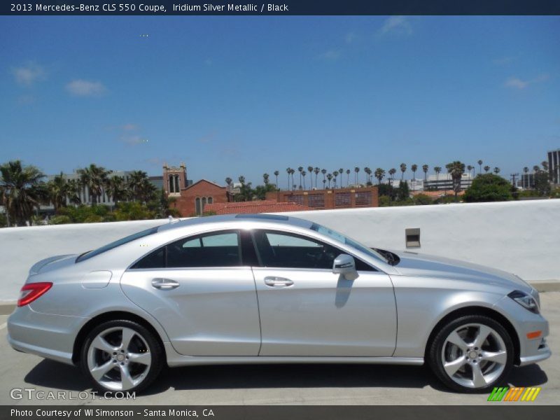 Iridium Silver Metallic / Black 2013 Mercedes-Benz CLS 550 Coupe