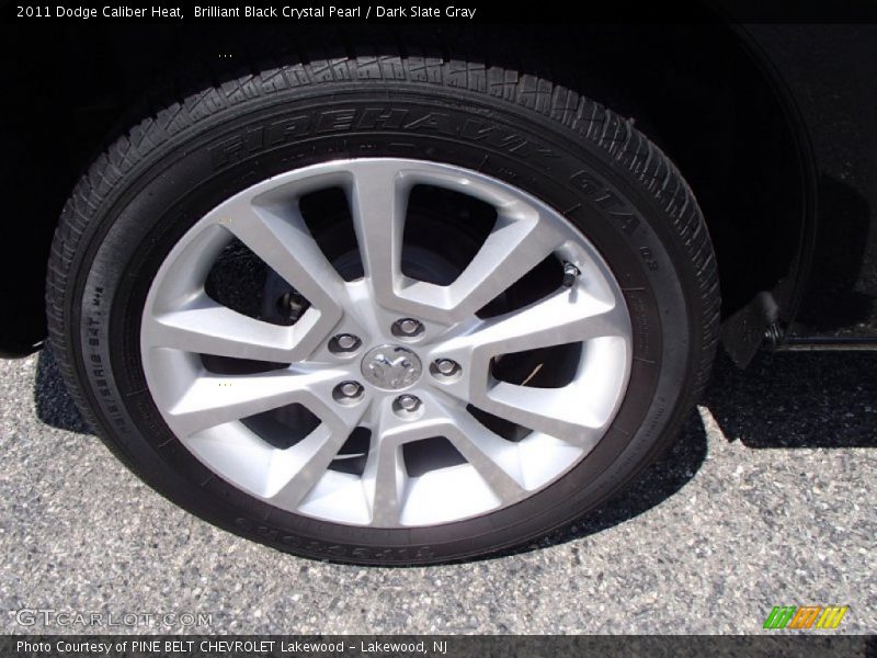 Brilliant Black Crystal Pearl / Dark Slate Gray 2011 Dodge Caliber Heat