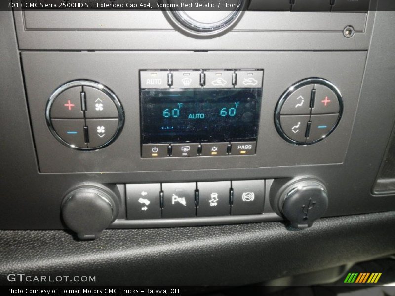 Sonoma Red Metallic / Ebony 2013 GMC Sierra 2500HD SLE Extended Cab 4x4