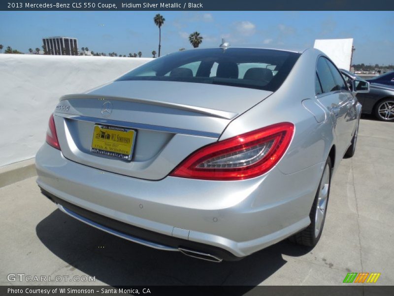 Iridium Silver Metallic / Black 2013 Mercedes-Benz CLS 550 Coupe