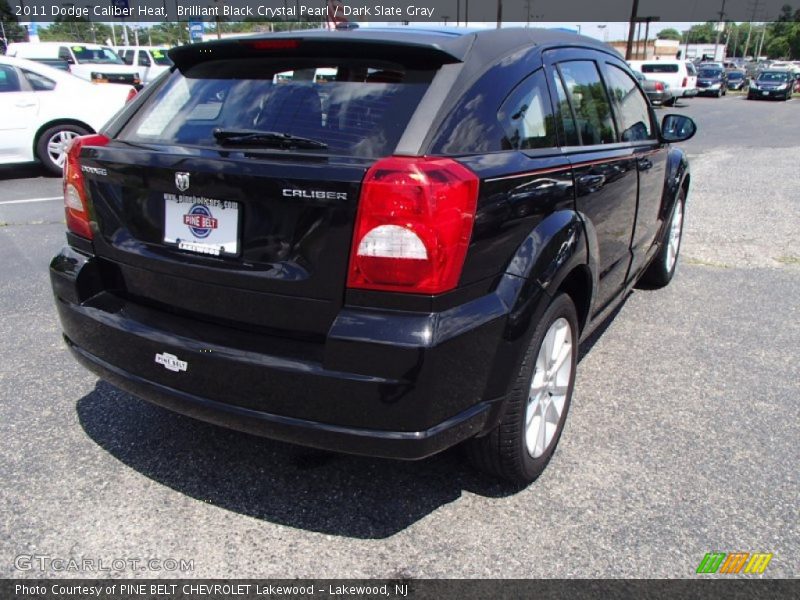 Brilliant Black Crystal Pearl / Dark Slate Gray 2011 Dodge Caliber Heat