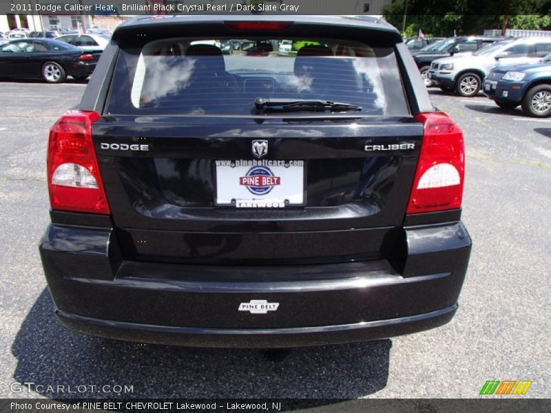 Brilliant Black Crystal Pearl / Dark Slate Gray 2011 Dodge Caliber Heat