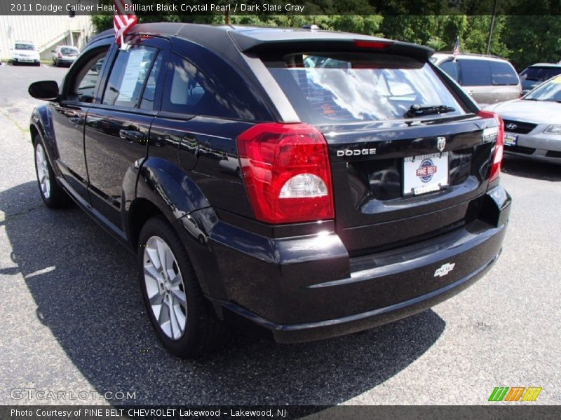 Brilliant Black Crystal Pearl / Dark Slate Gray 2011 Dodge Caliber Heat