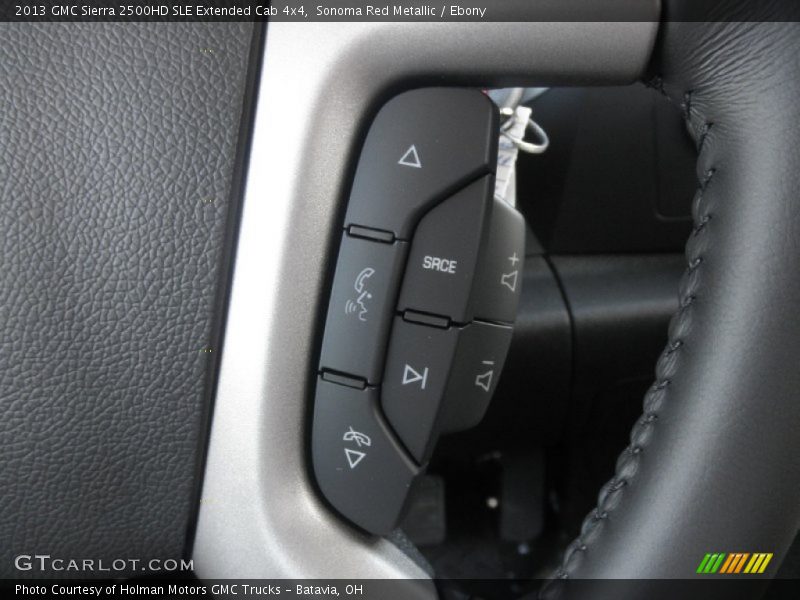 Sonoma Red Metallic / Ebony 2013 GMC Sierra 2500HD SLE Extended Cab 4x4