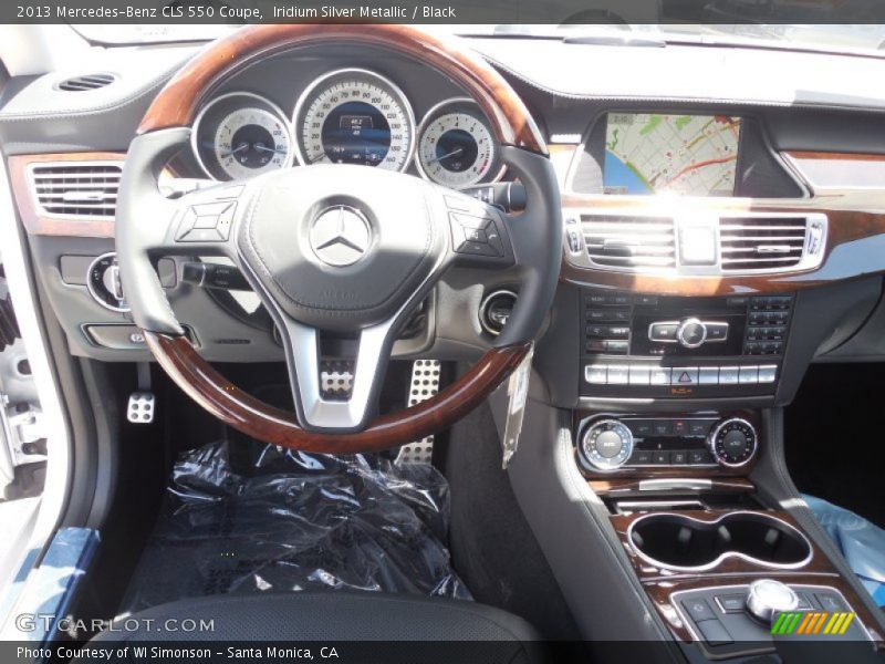 Iridium Silver Metallic / Black 2013 Mercedes-Benz CLS 550 Coupe