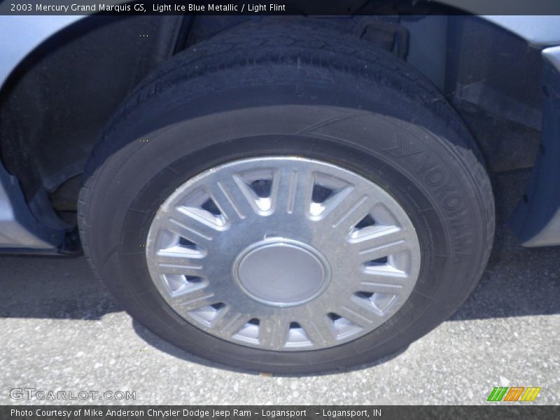 Light Ice Blue Metallic / Light Flint 2003 Mercury Grand Marquis GS