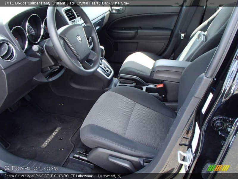 Brilliant Black Crystal Pearl / Dark Slate Gray 2011 Dodge Caliber Heat