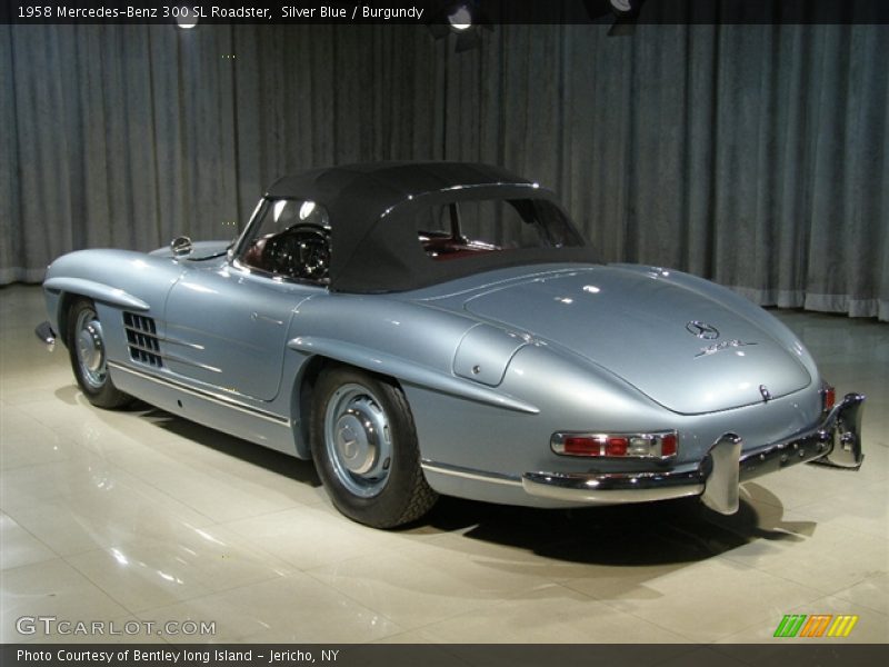 1958 Mercedes-Benz 300SL Roadster, Silver Blue / Burgundy, Black Soft Top - 1958 Mercedes-Benz 300 SL Roadster