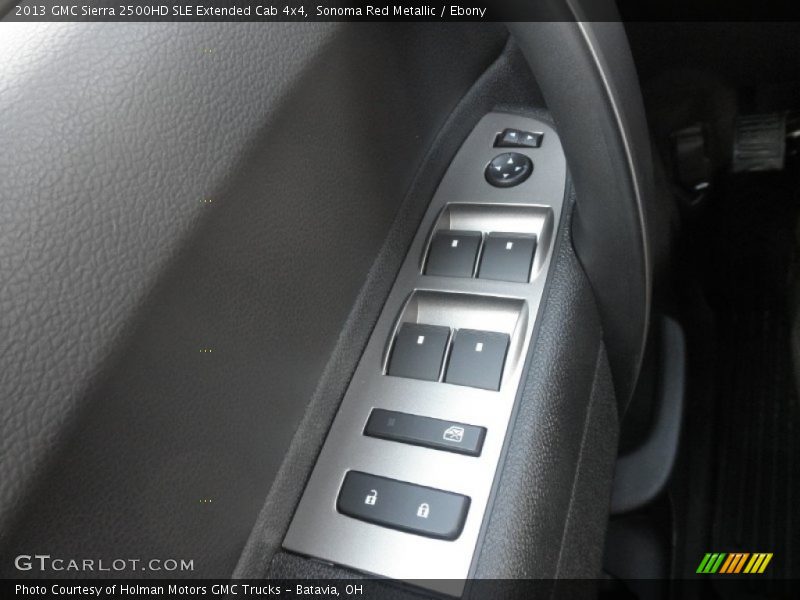 Sonoma Red Metallic / Ebony 2013 GMC Sierra 2500HD SLE Extended Cab 4x4
