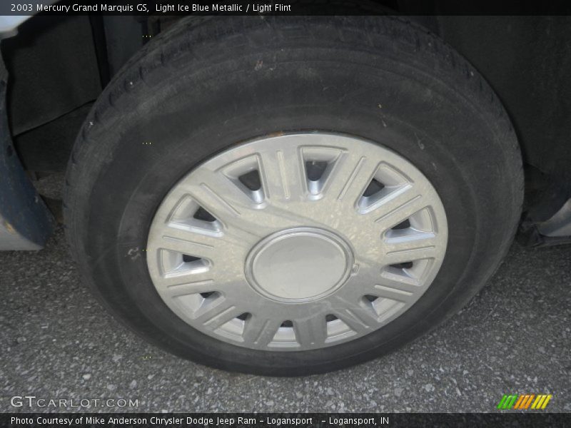 Light Ice Blue Metallic / Light Flint 2003 Mercury Grand Marquis GS