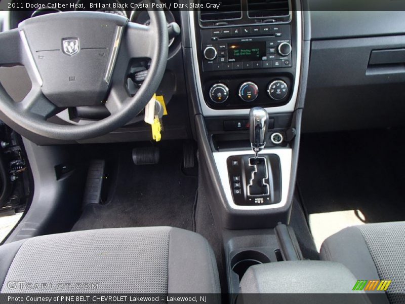 Brilliant Black Crystal Pearl / Dark Slate Gray 2011 Dodge Caliber Heat